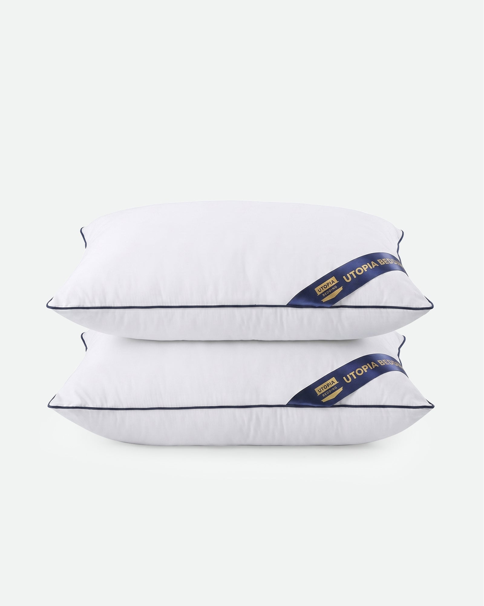Utopia Bedding Pillows Insert Coussin 18x18 Blanc Lot 2 polyester