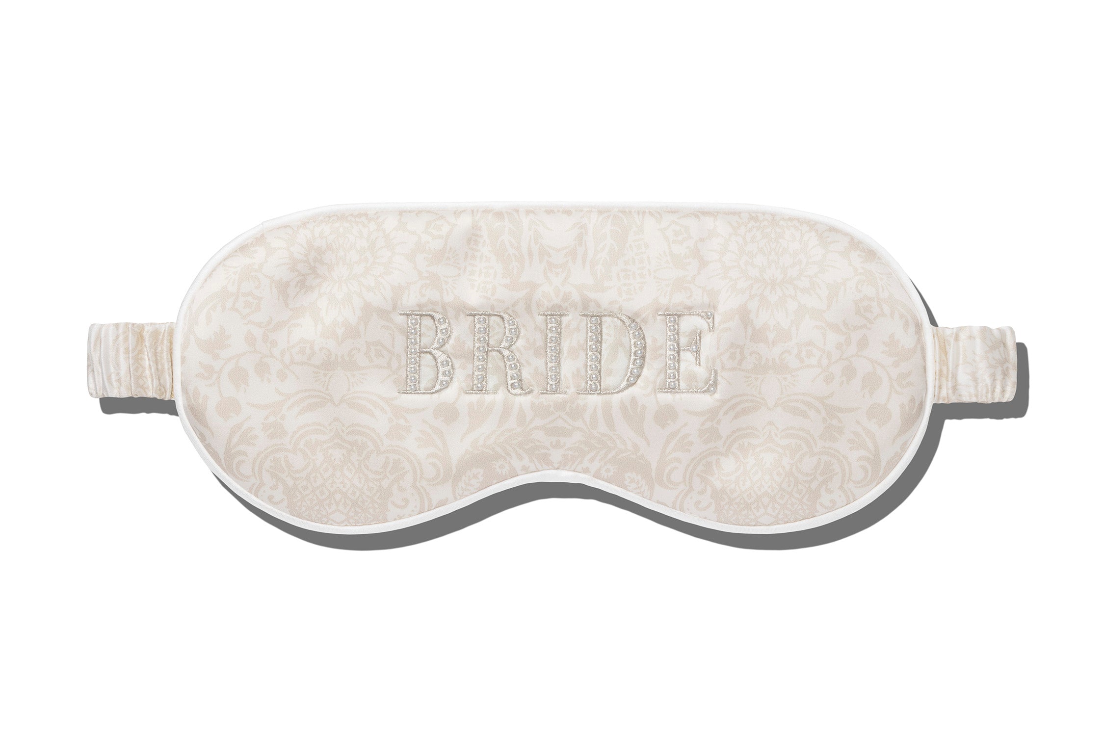 Slip Sleep Mask Masque de Nuit Bride Blanc Soie