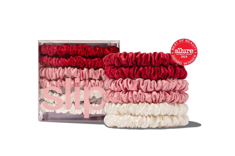 Slip Sweetie Skinny Scrunchies chouchou soie lot 6