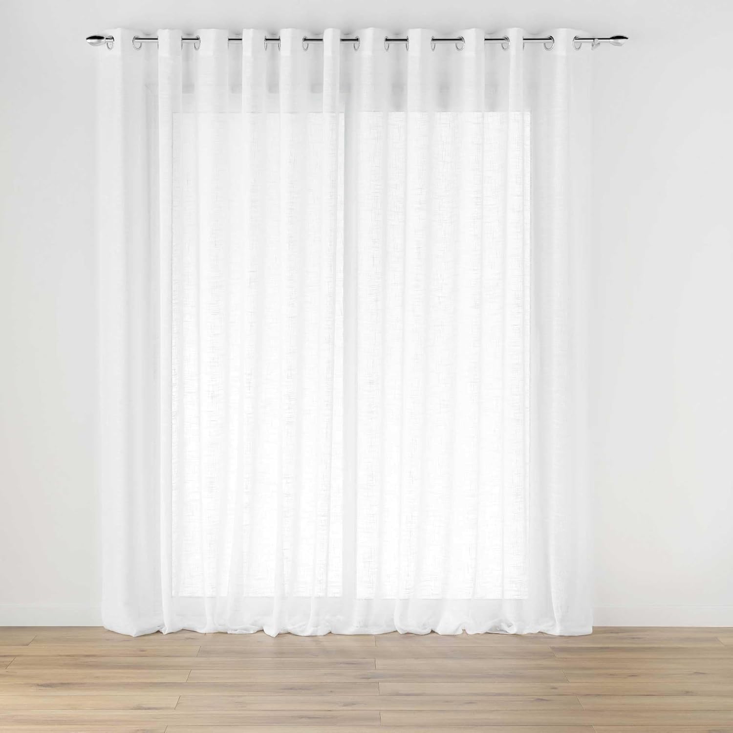 Promo Linge Carlin voilage à oeillets 400x240 cm naturel