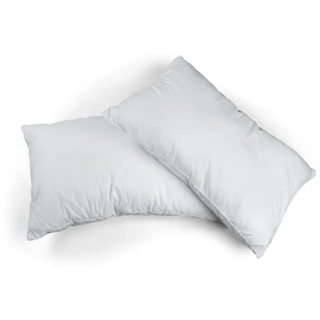 Promo Linge Oreillers lot 2 oreiller 50x70 cm microfibre blanc