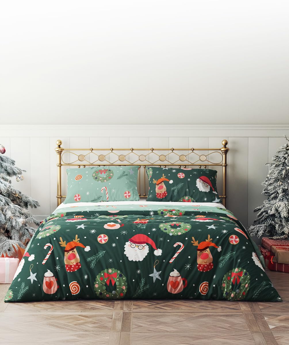 TEXPOT Bettwäsche parure de lit 140x200 cm microfibre hiver