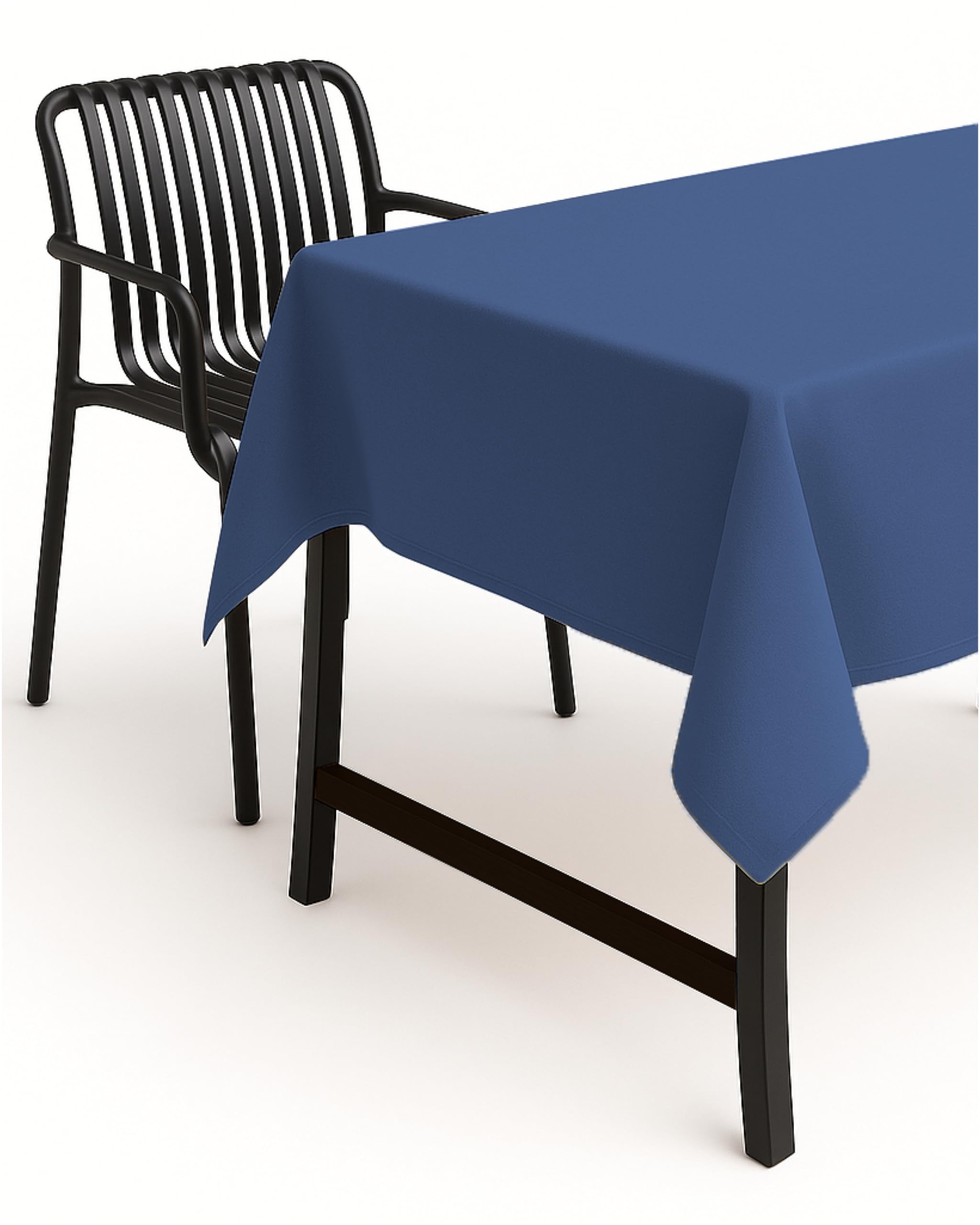 Texpot Gartentischdecken Nappe Jardin 90x90 Bleu Lin