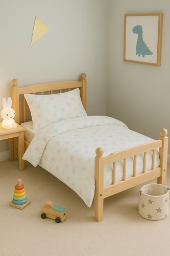 TEXPOT Kinderbettwäsche parure enfant étoiles 100x135+60x40
