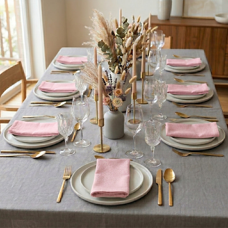 Utopia Bedding Napkin serviette table rose lot 12 18 inch