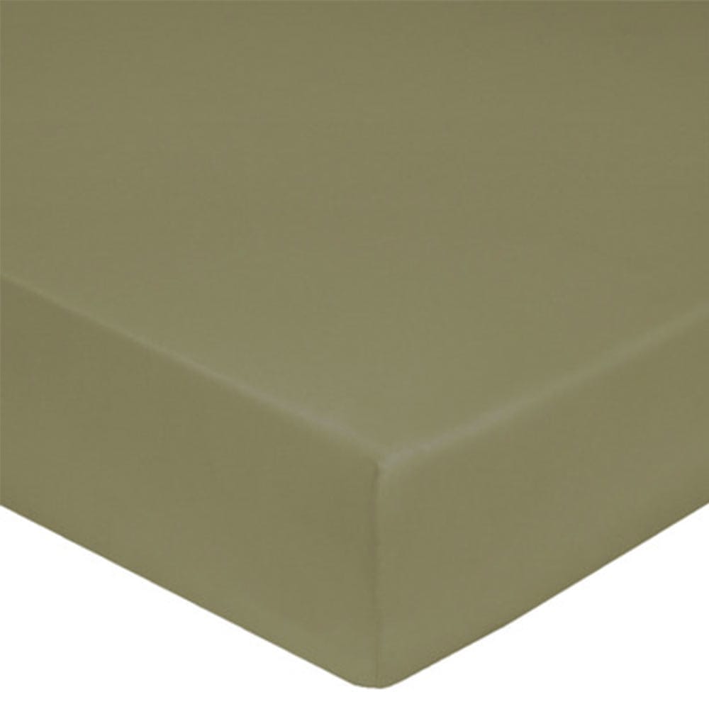 Lingorama Drap-housse 160x200 percale coton uni bonnet 30 cm
