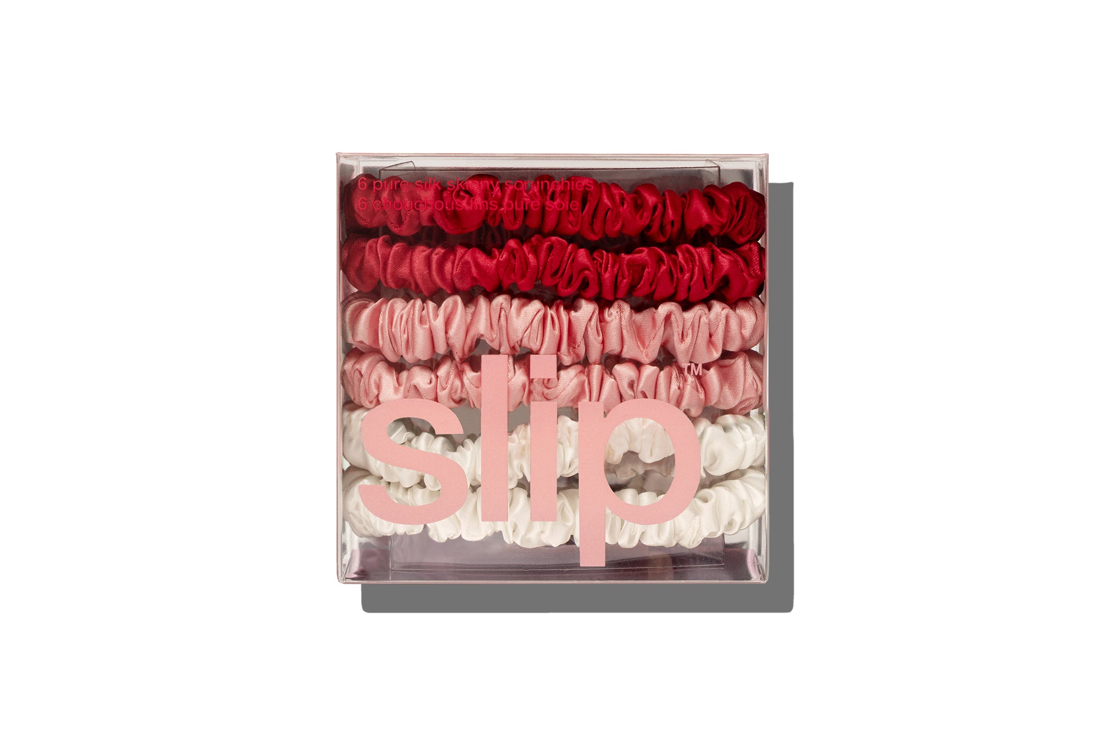 Slip Sweetie Skinny Scrunchies chouchou soie lot 6