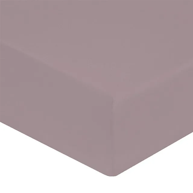 Lingorama drap-housse percale coton 140x190 blanc bonnet 40cm