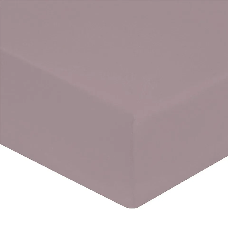 Lingorama drap-housse percale coton 140x190 blanc bonnet 40cm