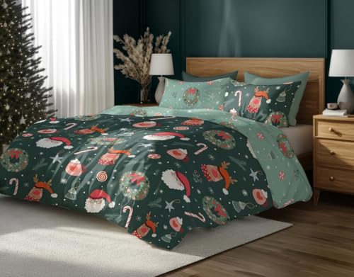 TEXPOT Bettwäsche parure de lit 140x200 cm microfibre hiver