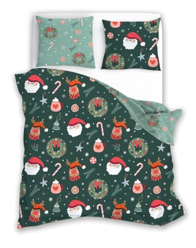 TEXPOT Bettwäsche parure de lit 140x200 cm microfibre hiver