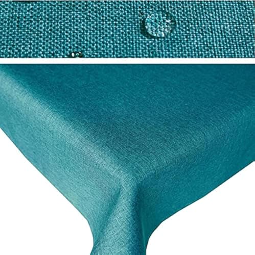TEXPOT Gartentischdecken Nappe jardin ovale 135x180 bleu pétrole
