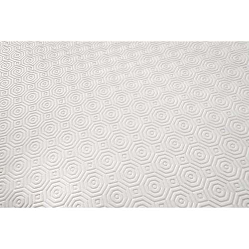 Promo Linge Bulgomme protège table blanc 140x190 cm