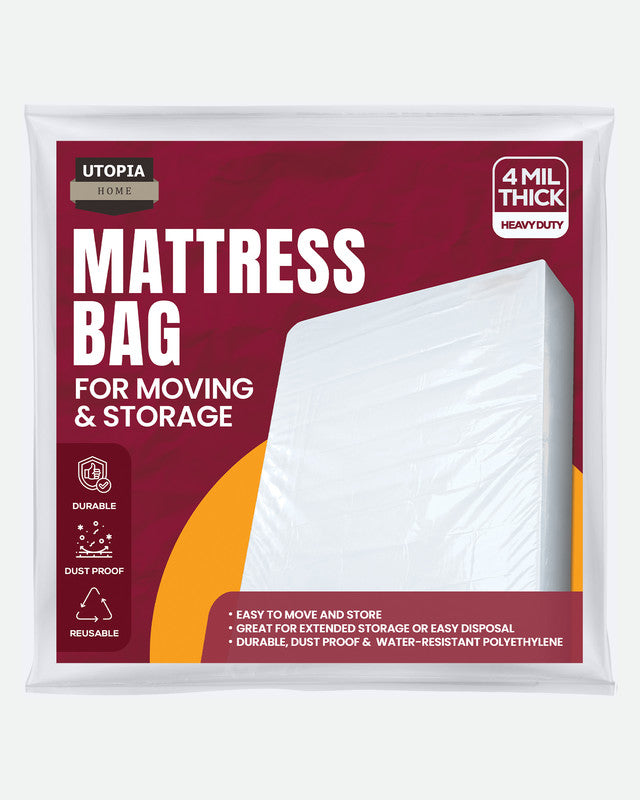 Utopia Bedding Mattress Protectors sac Queen transparent