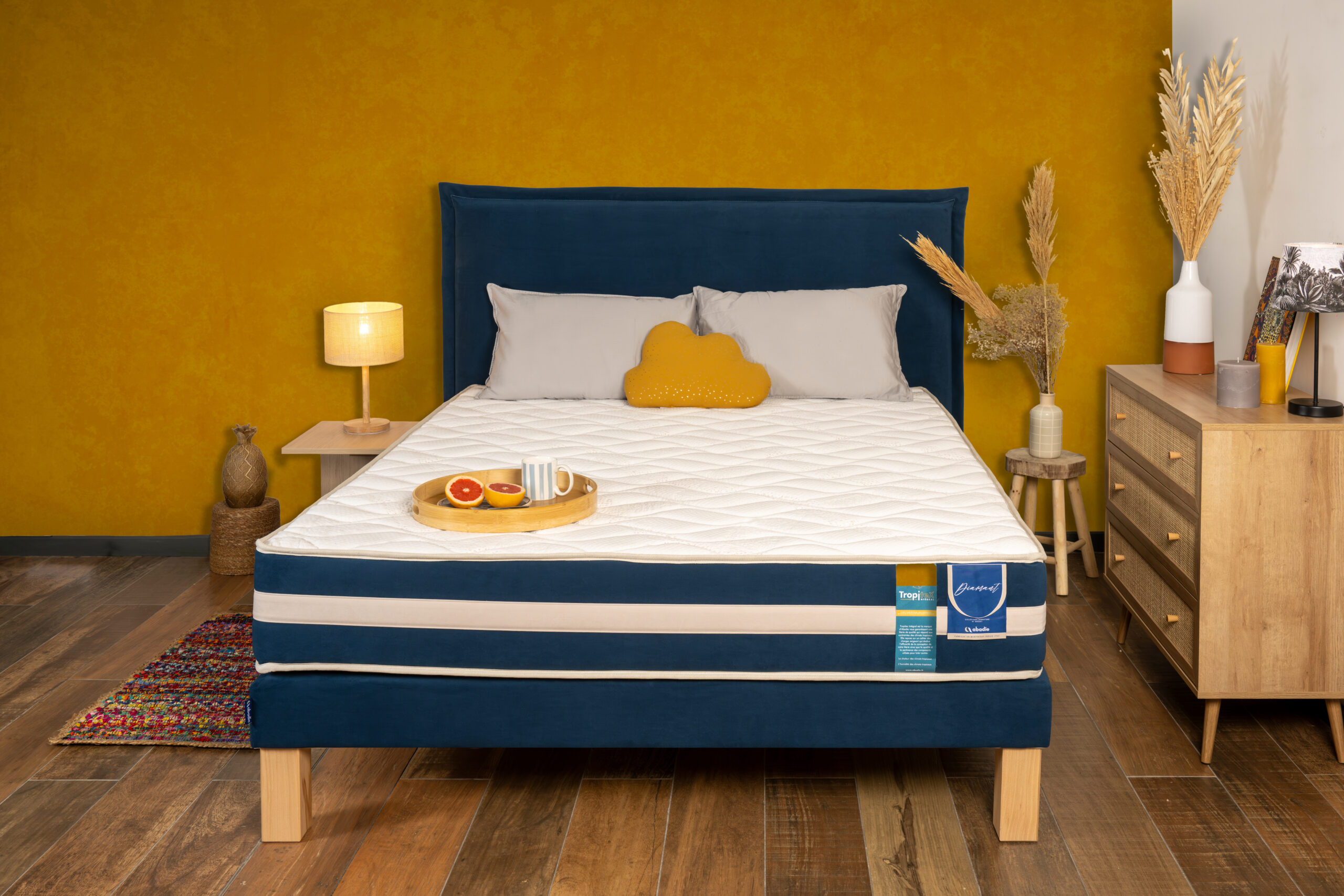 Abadie Signature Diamant Matelas Hybride Moelleux 27 cm