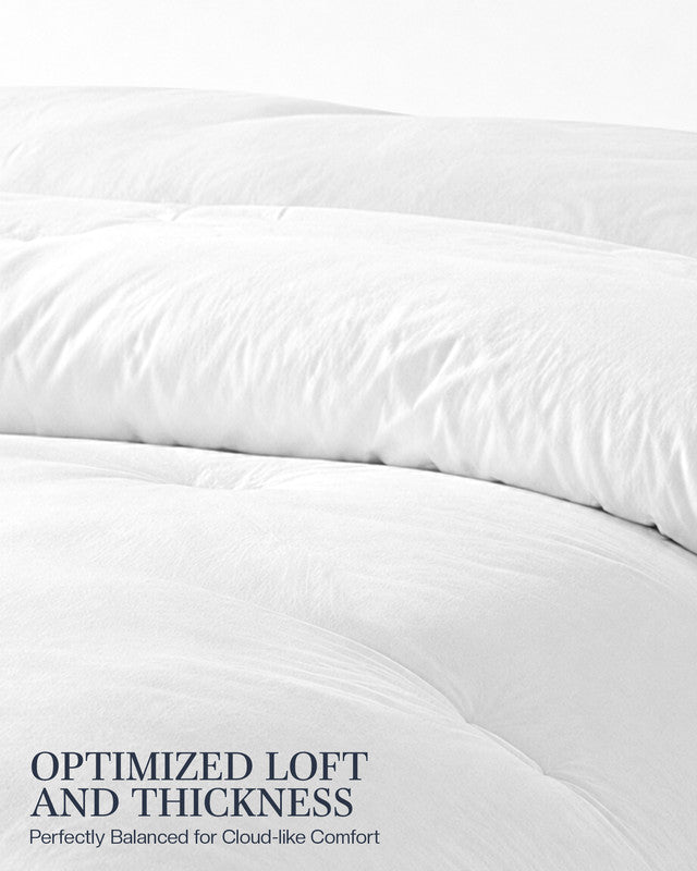 Utopia Bedding Microfiber Comforter couette blanche Queen