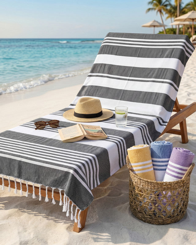 Utopia Bedding Towels serviette plage coton lot 4