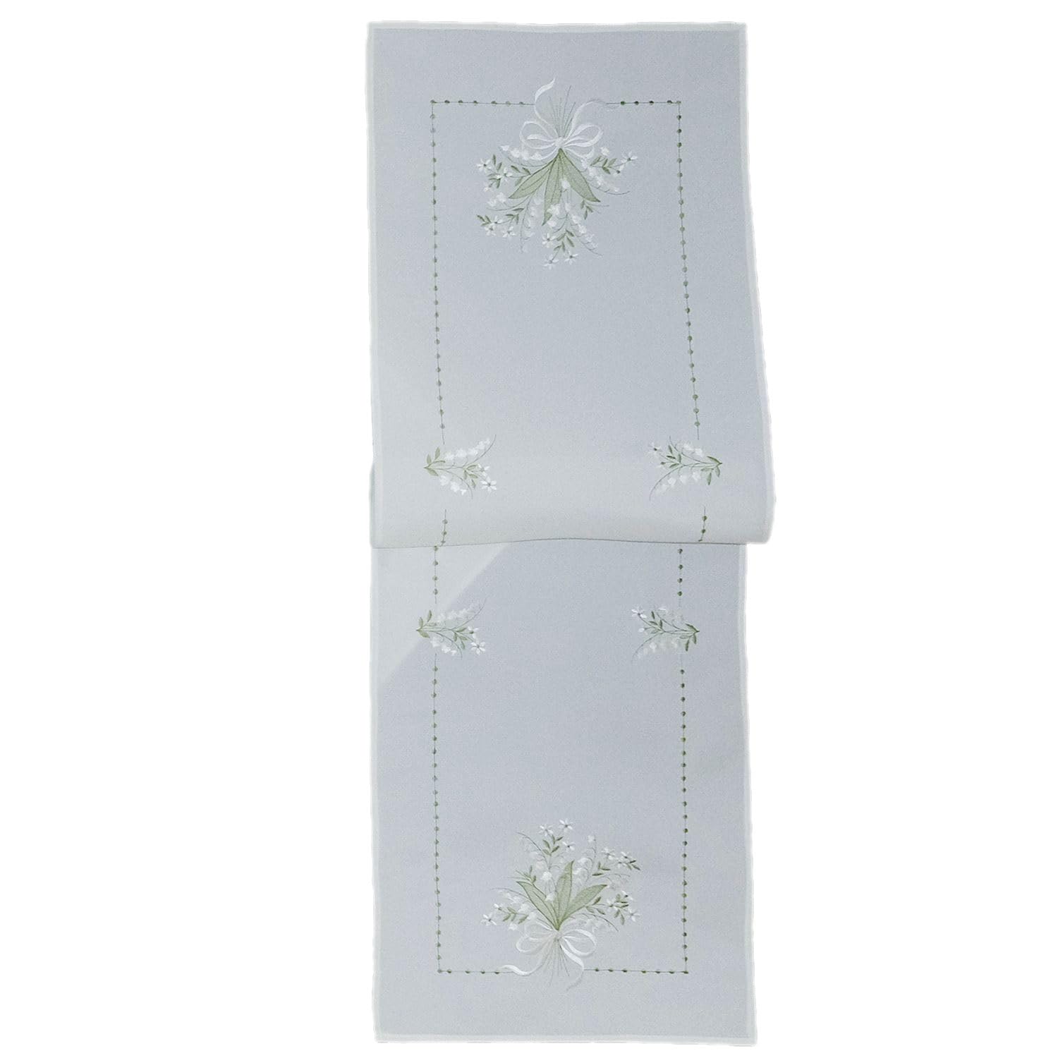 TEXPOT Tischläufer chemin de table 40 x 140 cm muguet