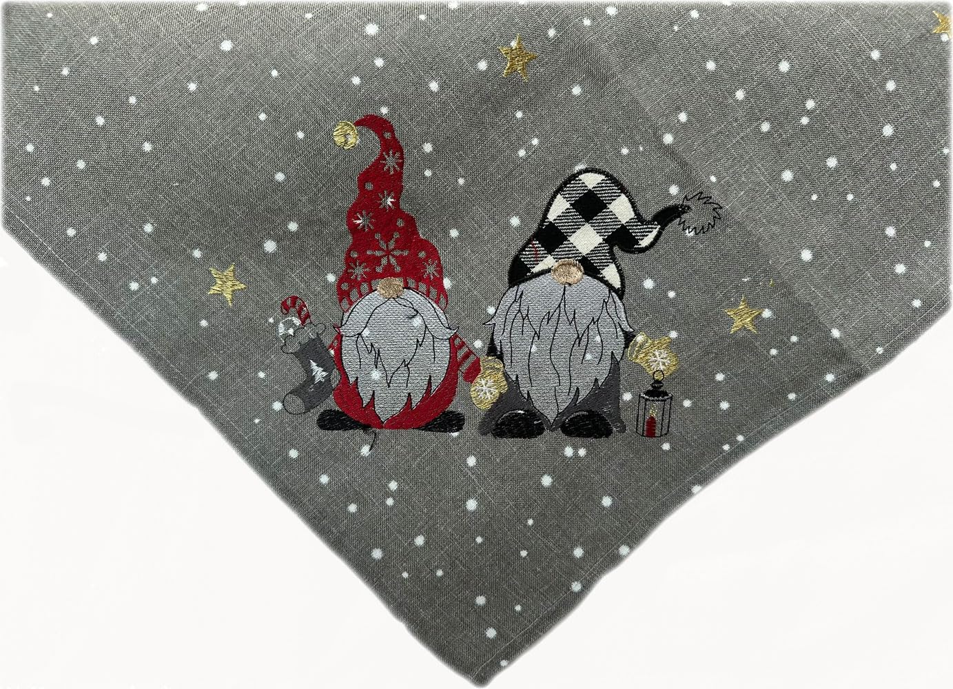 TEXPOT Tischläufer Chemin de table Noël 40x85 gris lutin