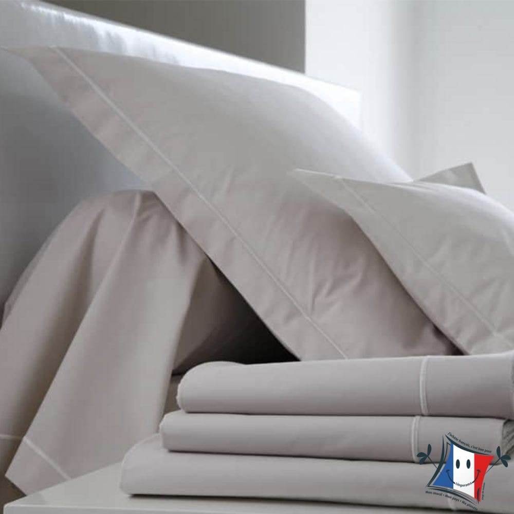 Lingorama taie de traversin 190 percale coton unie