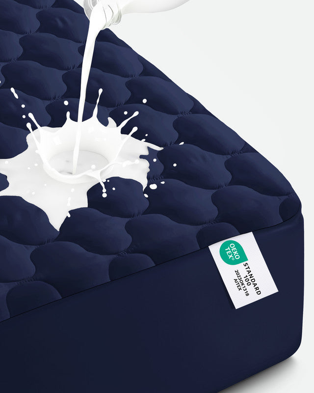 Utopia Bedding Protège-Matelas Queen Blanc Lot 1