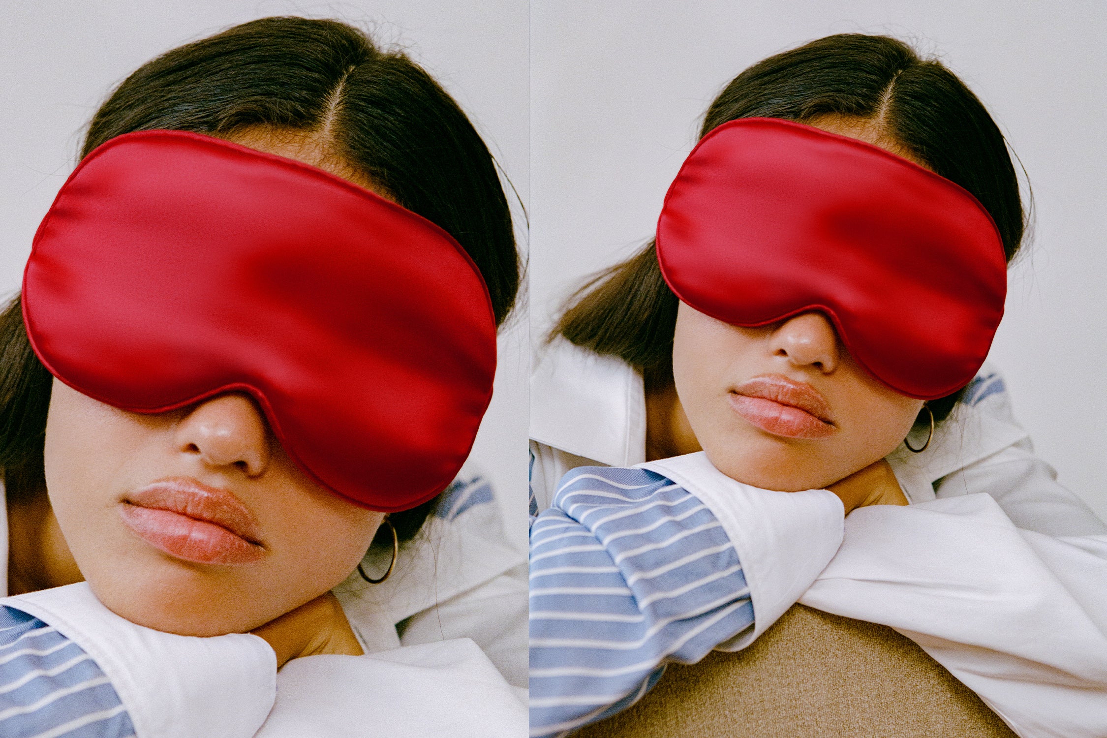 Slip Contour Sleep Mask masque soie scarlet