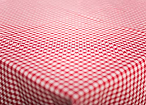 TEXPOT Nappe 90x260 cm petits carreaux rouge