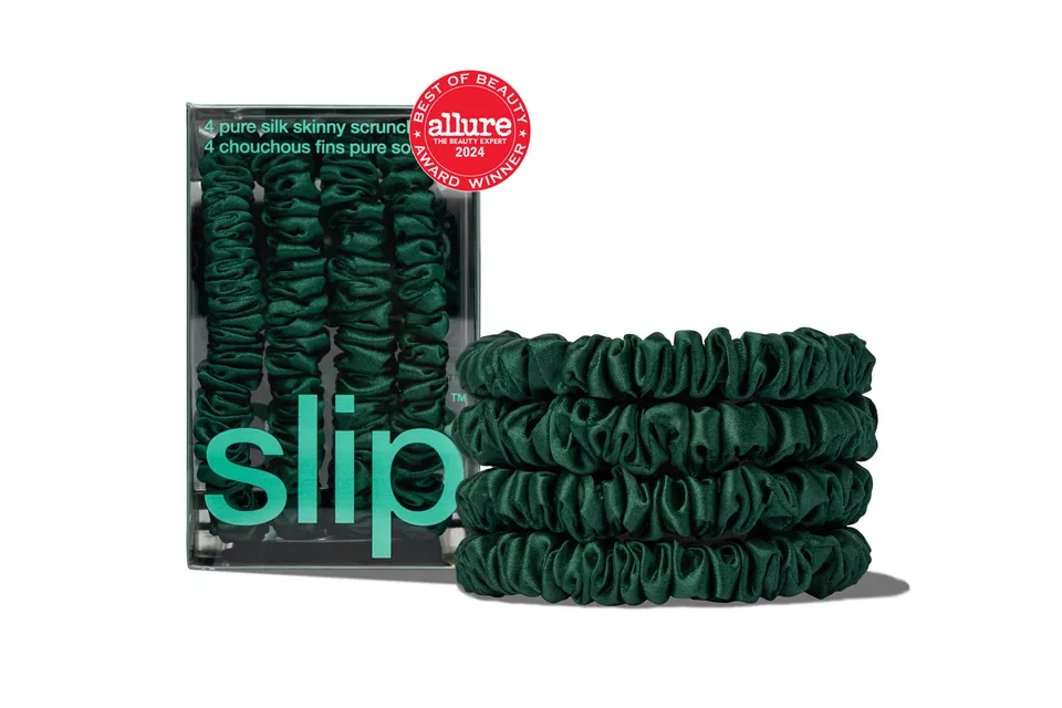 Slip Skinny Scrunchies Forest chouchou soie lot de 4