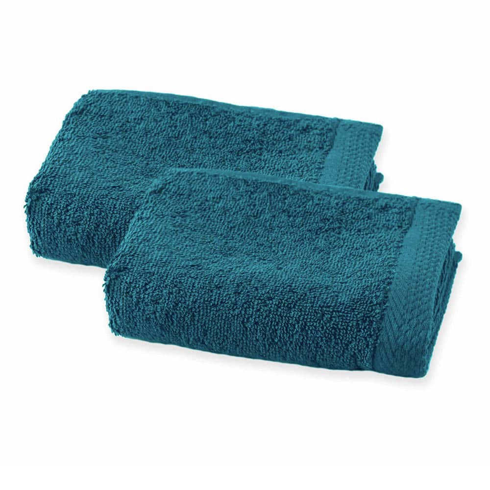 Lingorama Serviette invité 30x50 éponge coton 600 g lot de 2