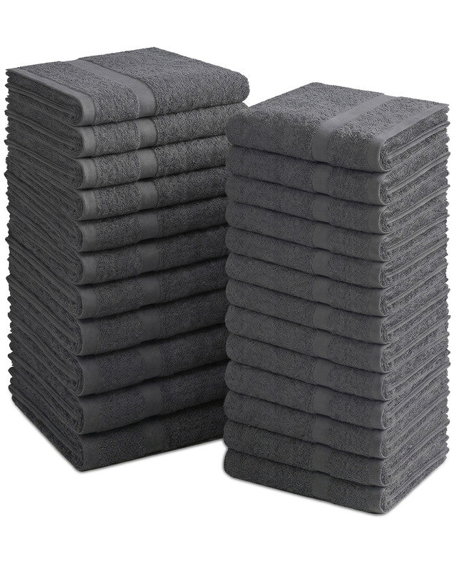 Utopia Bedding Towels Salon serviette coton blanc lot 24