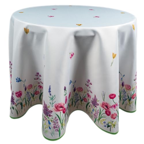 Texpot nappe ronde 150 cm prairie printanière polyester