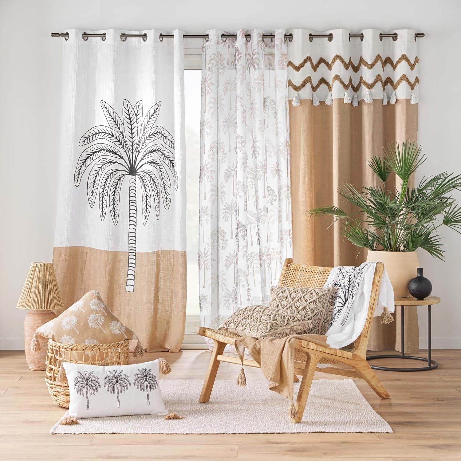 Promo Linge Indy Coussin Décoratif 30x50 cm Motifs