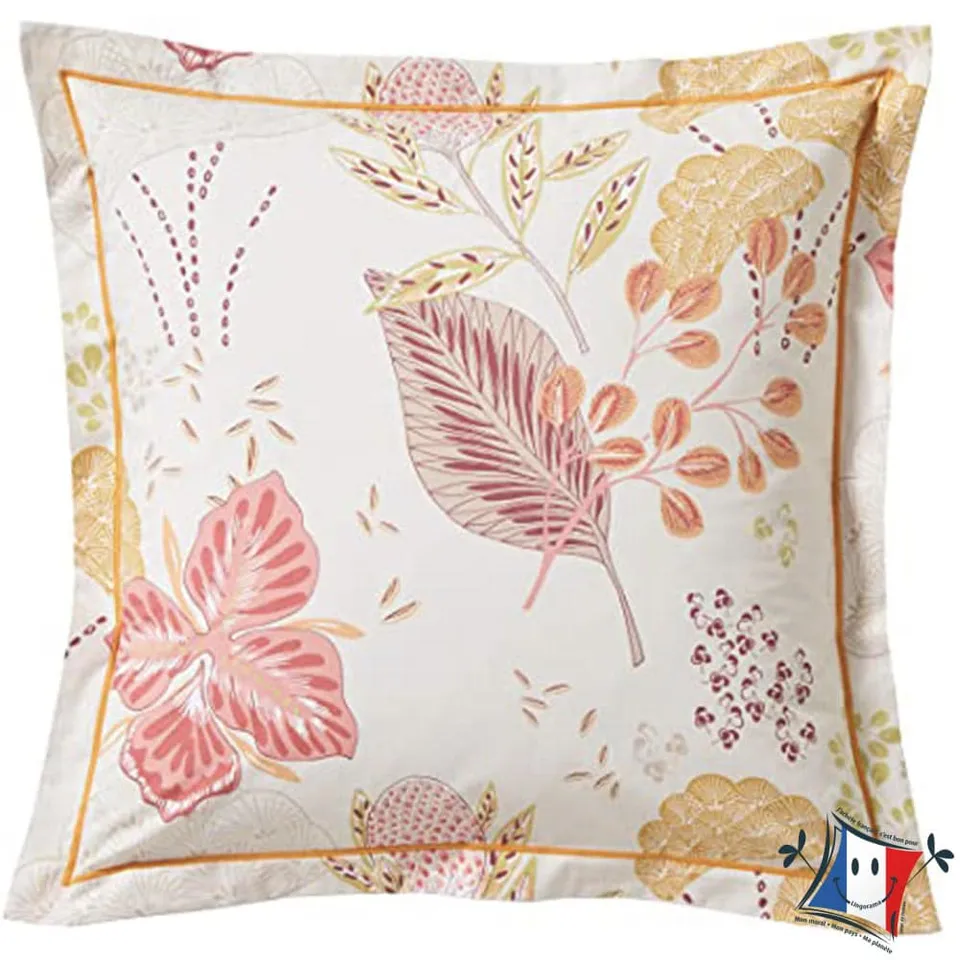 Lingorama Diva taie d'oreiller percale coton 65x65