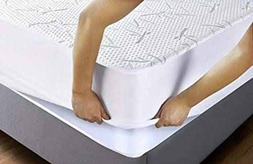 Promo Linge Protège Matelas 140x190 bambou imperméable