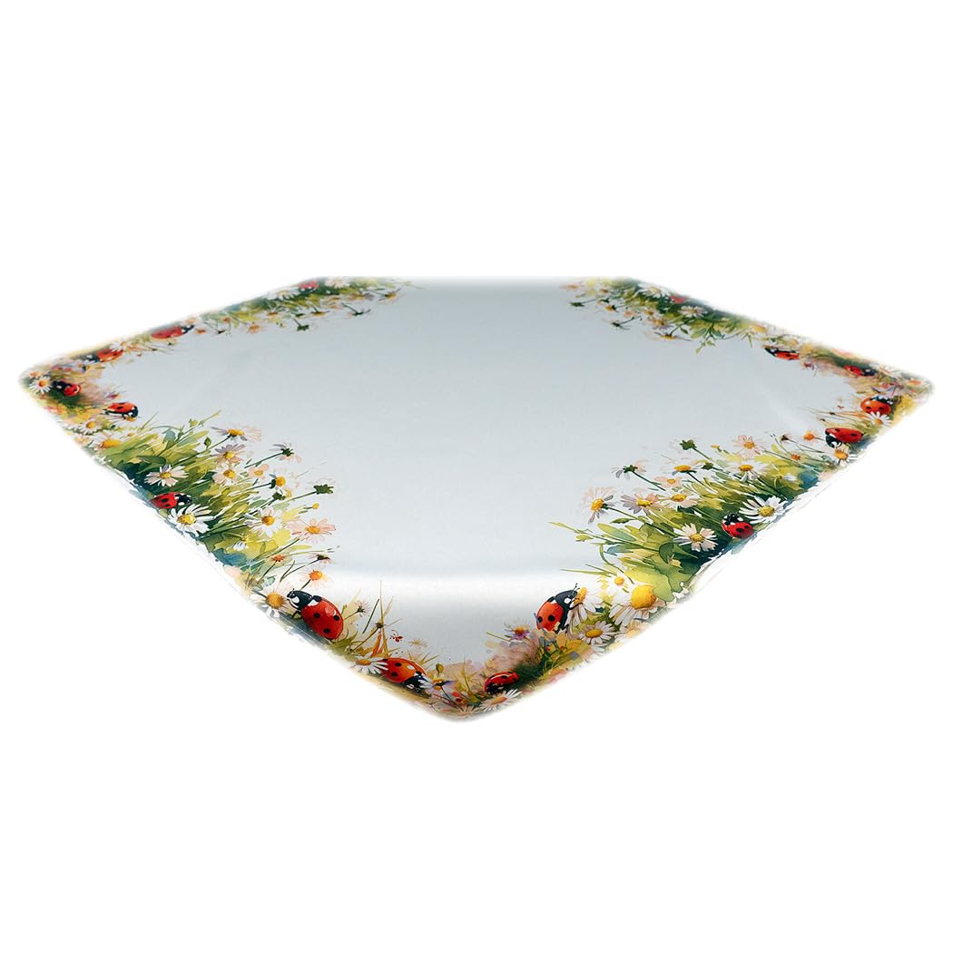Texpot Tischdecken nappe carrée coccinelles 85x85 cm