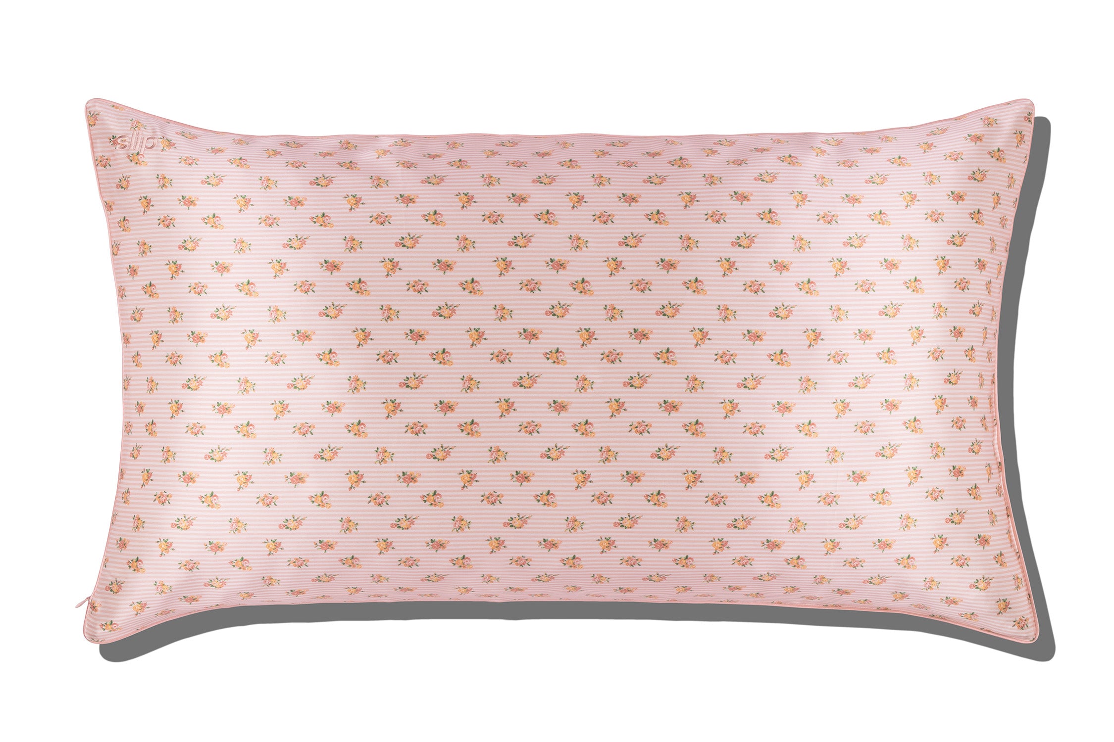 Slip King Zippered Petal taie oreiller soie 51x91