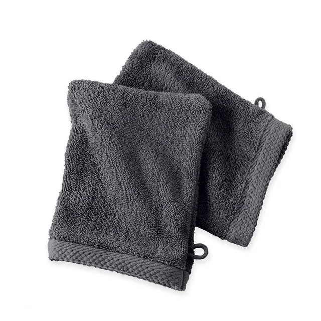 Lingorama Linge de bain gant toilette 16x21 coton lot 2