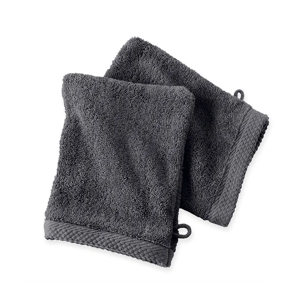 Lingorama Linge de bain gant toilette 16x21 coton lot 2