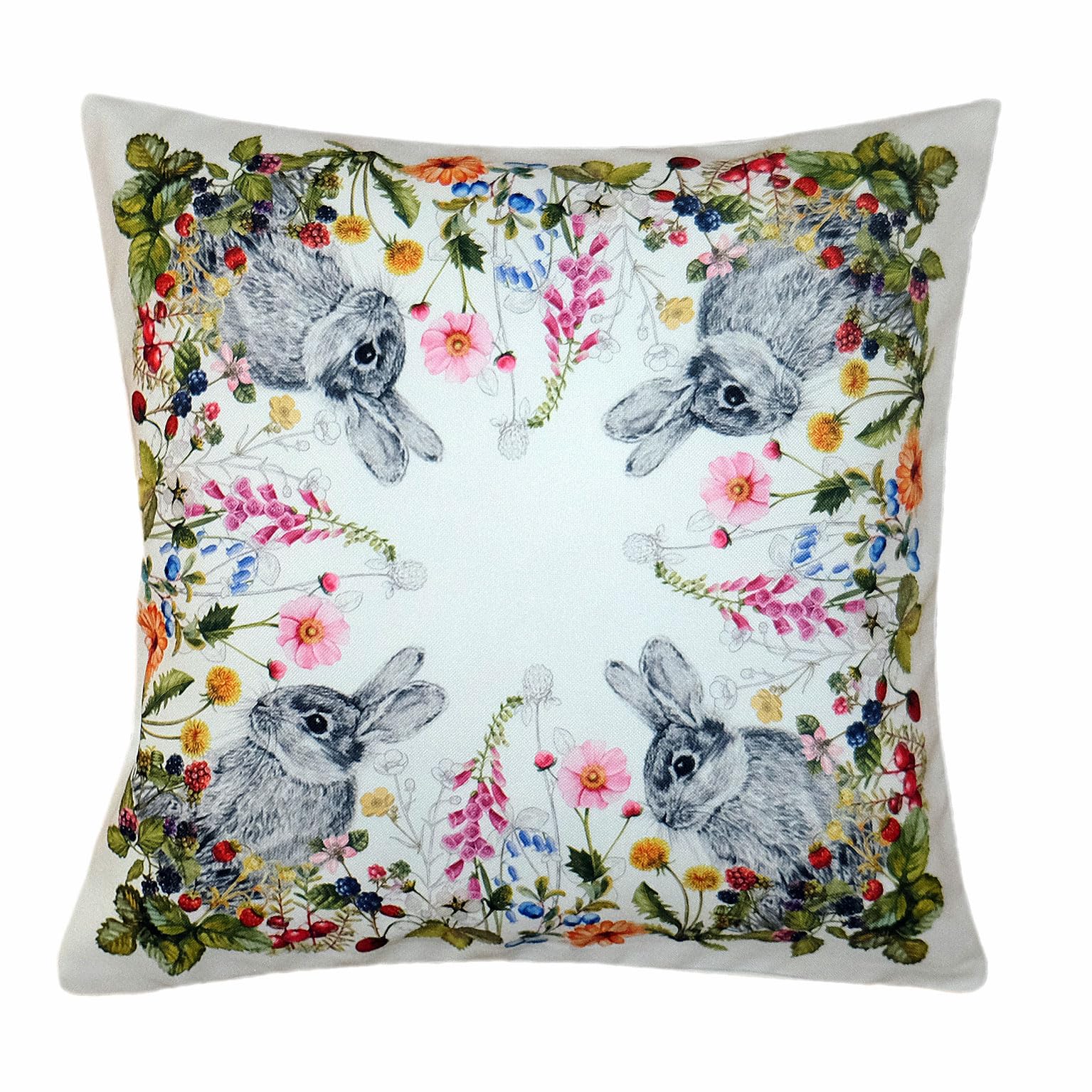 Texpot Servietten housse coussin 40x40 Pâques lapin