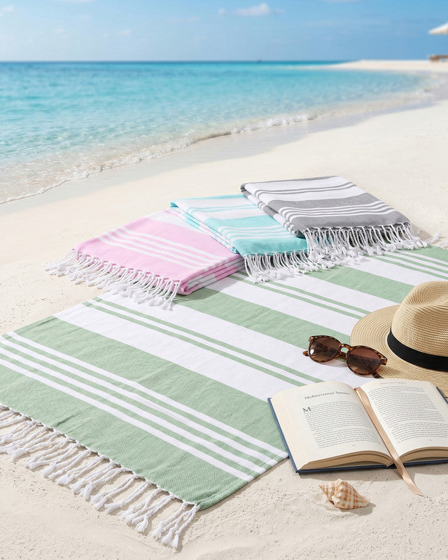 Utopia Bedding Towels serviette plage coton lot 4
