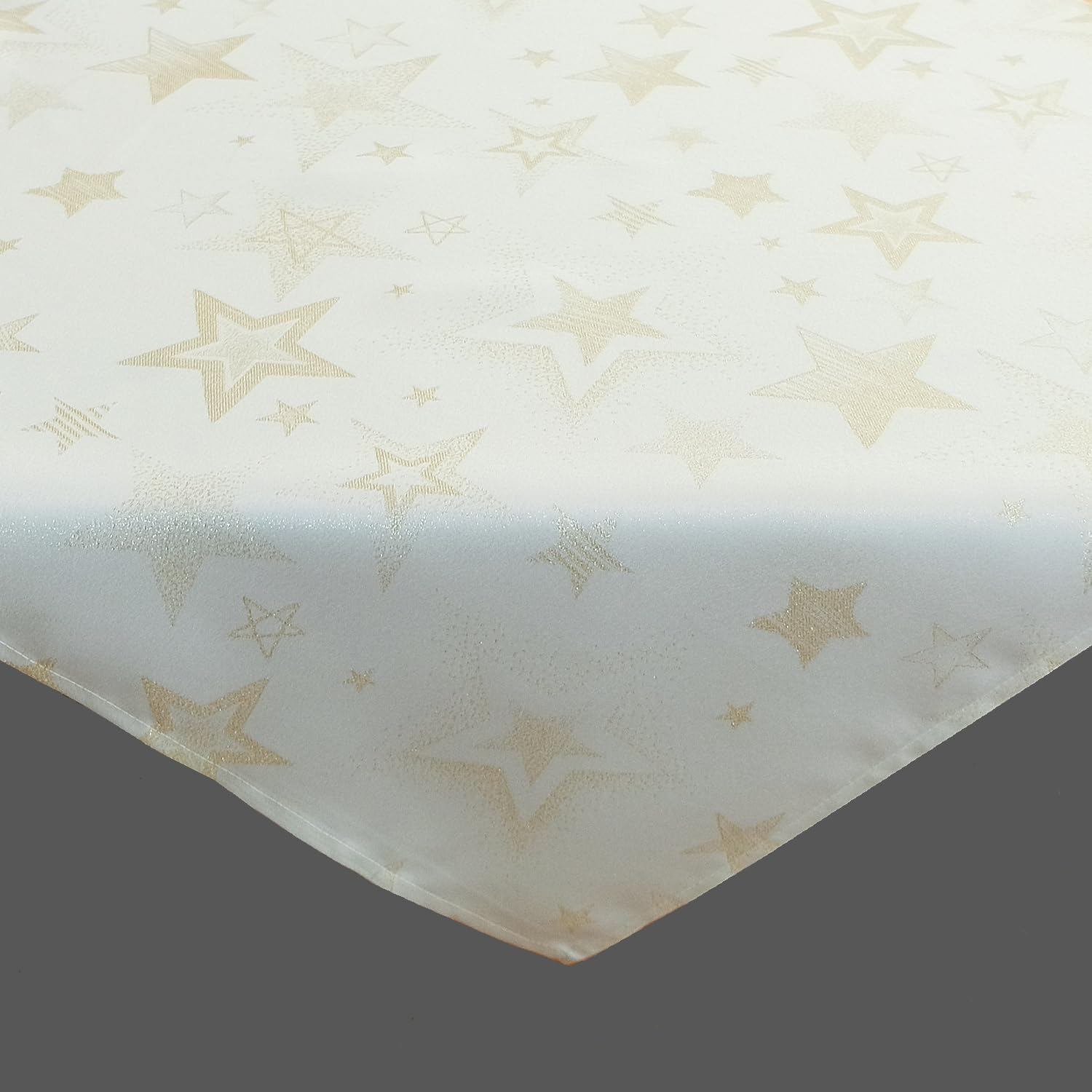 TEXPOT Chemin de table 40x140 cm ivoire Noël