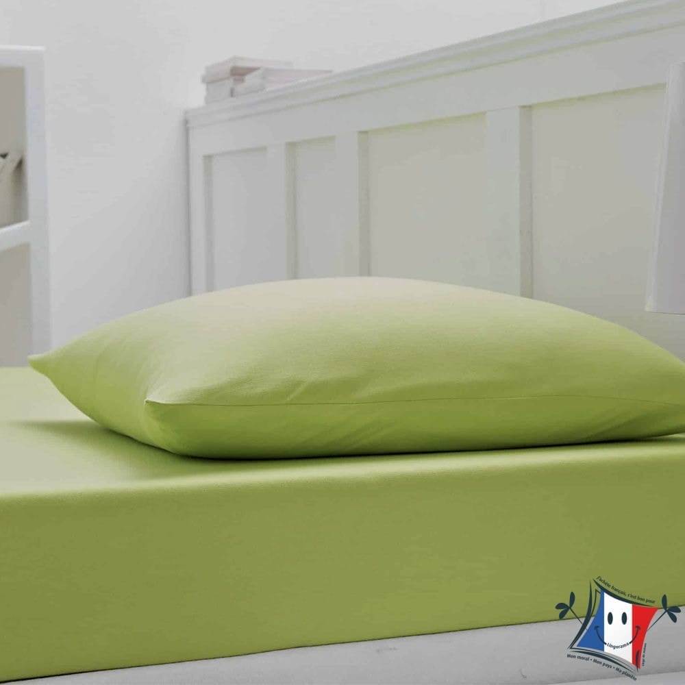 Lingorama drap-housse extensible jersey coton uni bonnet 40