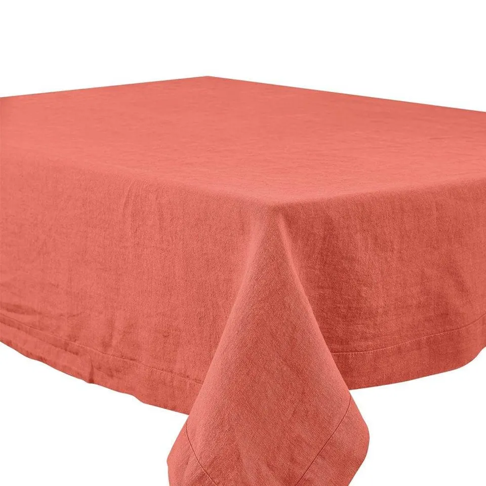 Lingorama Nais Nappe rectangle 170x250 lin argile
