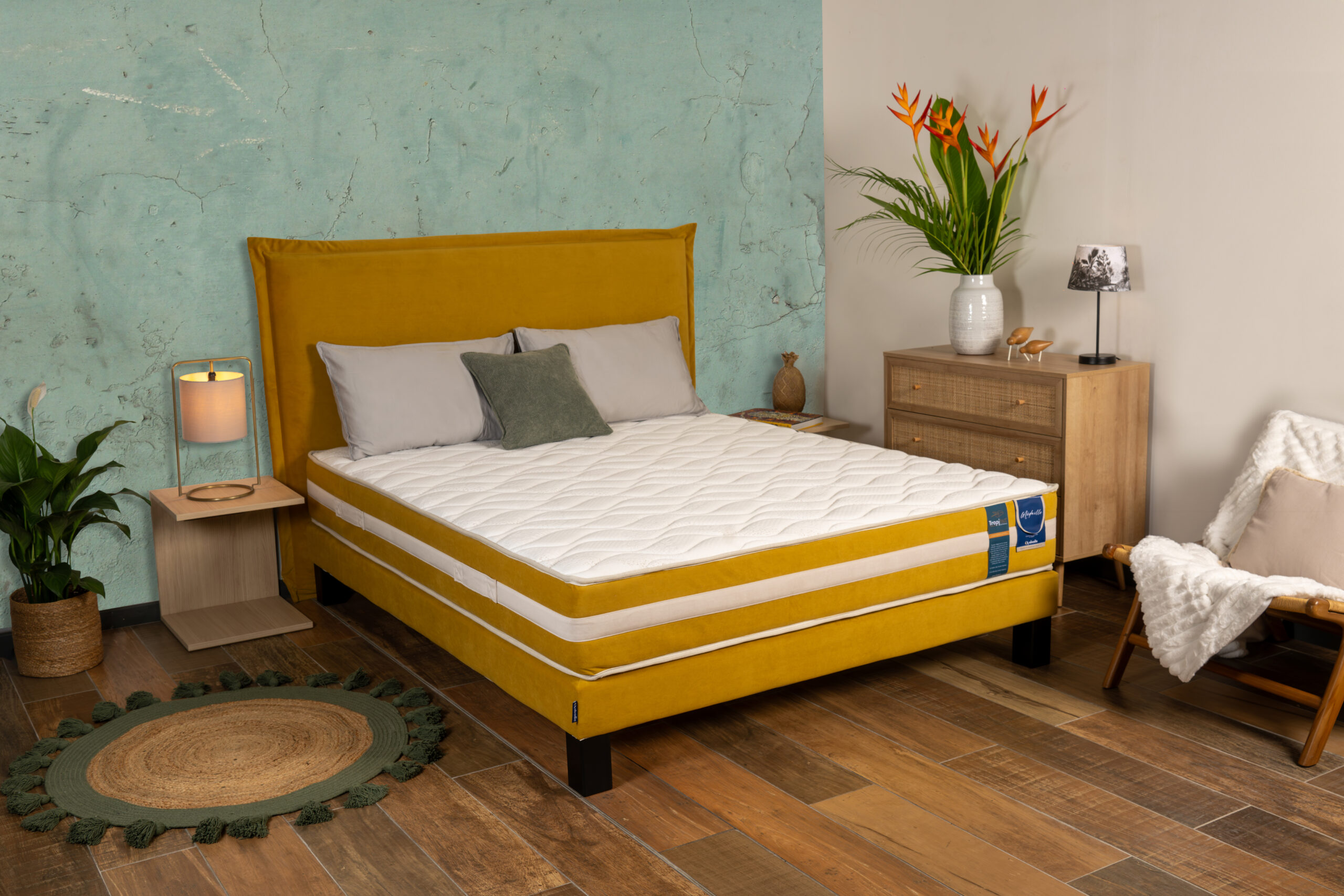 Abadie Signature Médaille Matelas Latex Naturel 22 cm