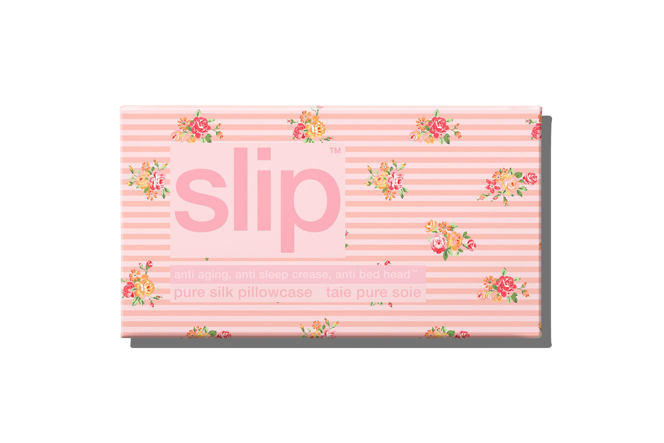 Slip King Zippered Petal taie oreiller soie 51x91