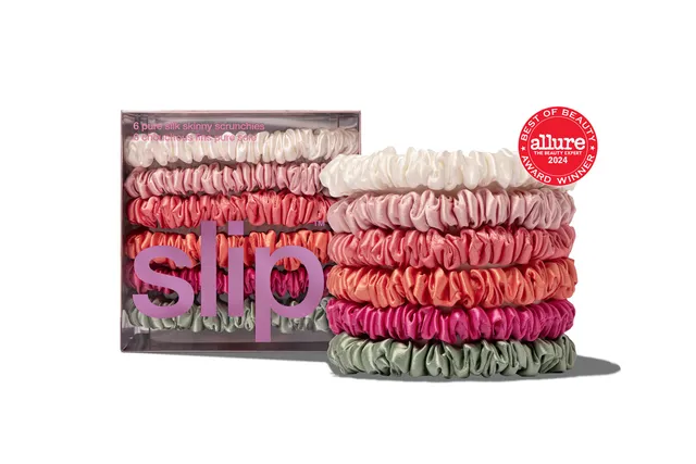 Slip Skinny Scrunchies chouchou soie daisy lot 6