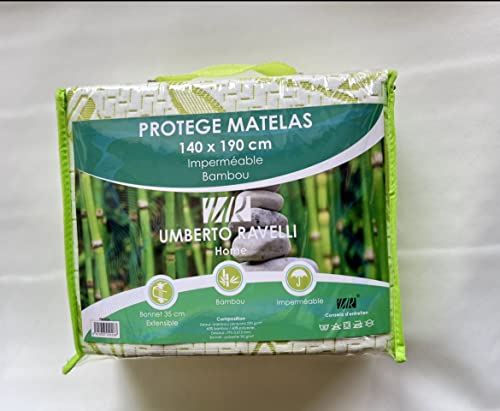 Promo Linge Protège Matelas 140x190 bambou imperméable