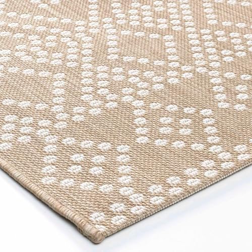 Promo Linge Tania Tapis Rectangle 120x170 cm Tissé Plat