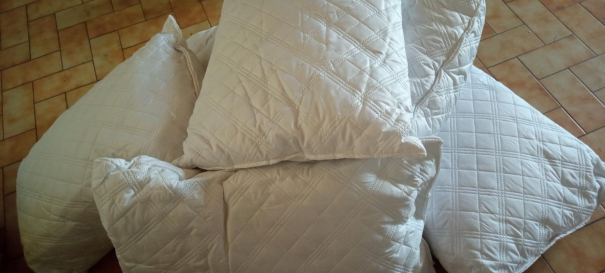 Promo Linge Oreillers mémoire forme 50x70 lot 2 cervicales