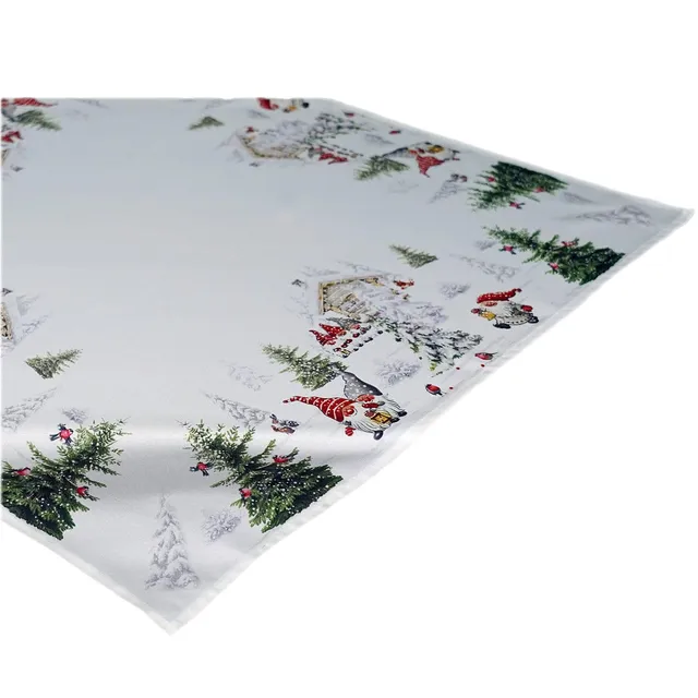 TEXPOT Tischdecken nappe 85x85 lutin neige polyester